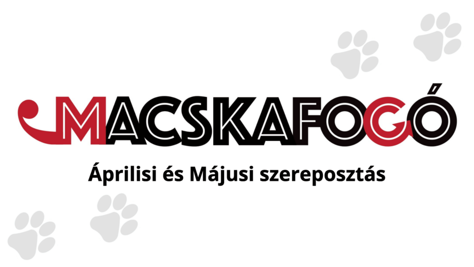Macskafogó szereposztás – Április és Május